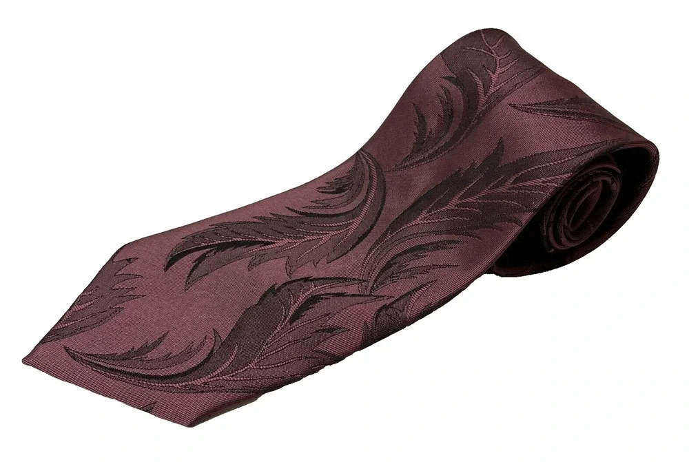 Vintage Wemlon Burgundy Necktie 3.5